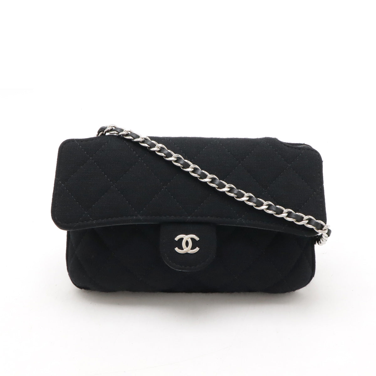 Chanel Matelasse Coco Mark Eco Tote Bag Cotton Jersey Nylon AP2095