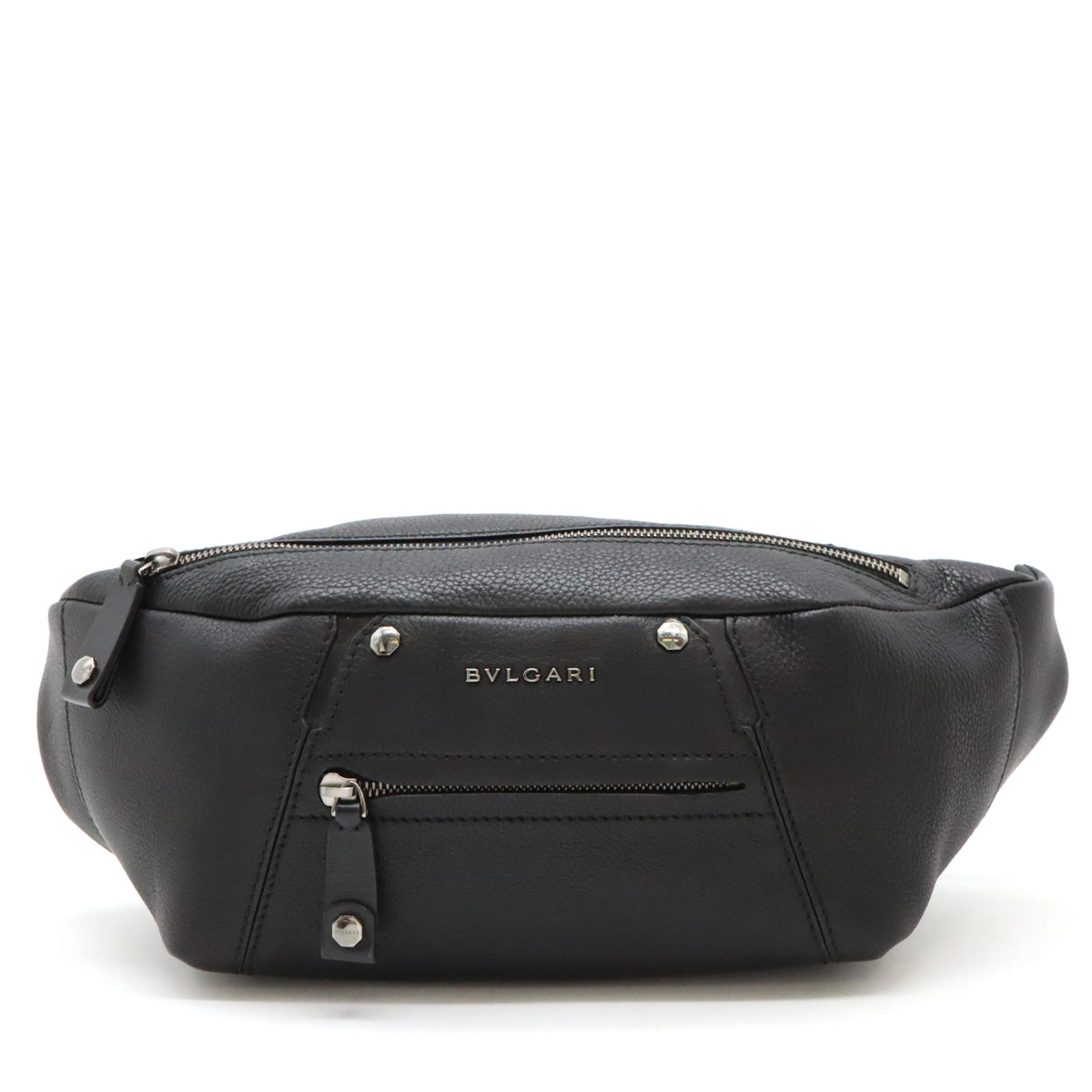 Bvlgari Leather Octo Body Bag Waist Pouch in Great Condition