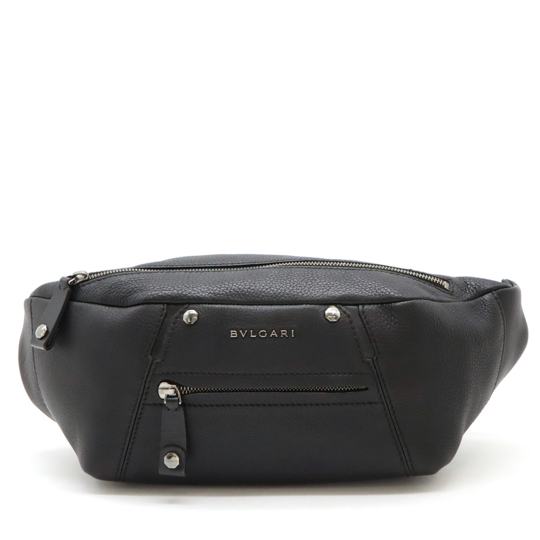 Bvlgari Leather Octo Body Bag Waist Pouch