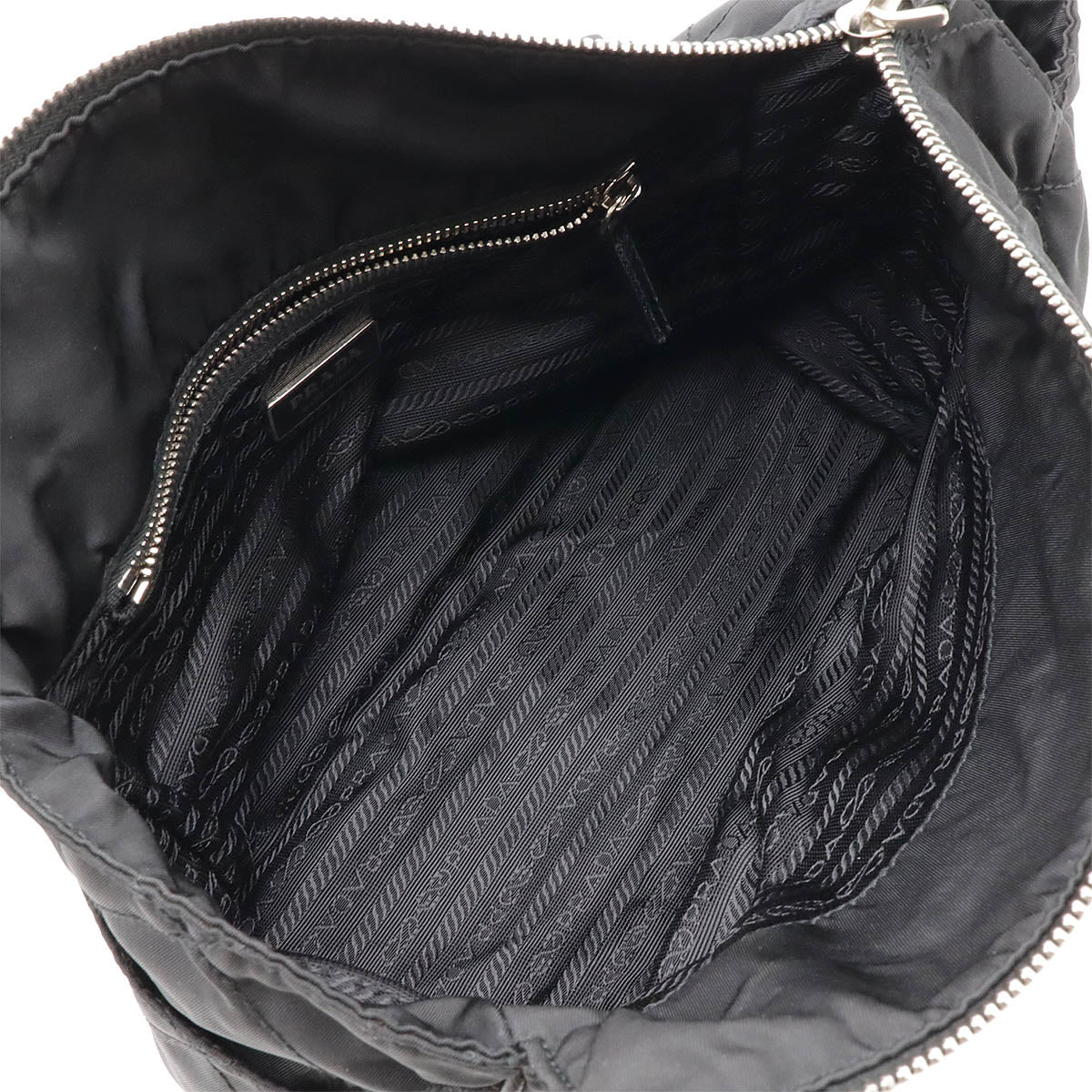 Prada Nylon/Leather Tote Bag BR2234 in Very Good Condition