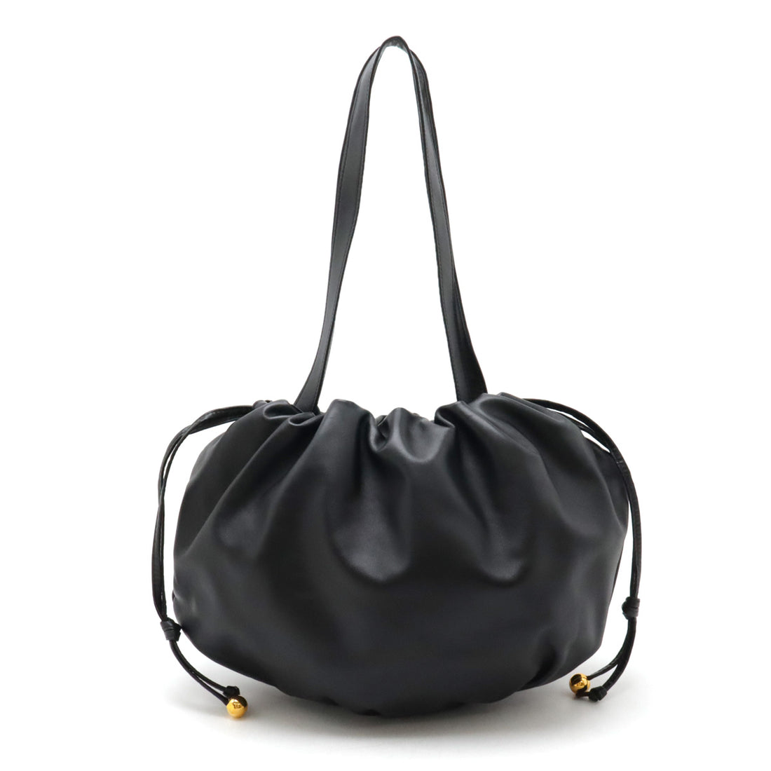 Bottega Veneta The Bubble Medium Leather Tote Bag Black