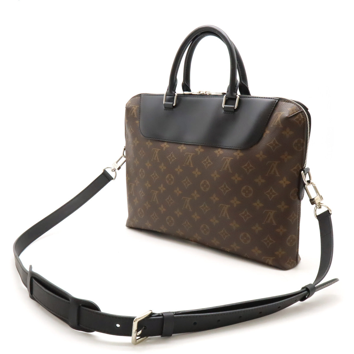 Louis Vuitton Monogram Macassar PDJ Briefcase 2WAY Shoulder M54019