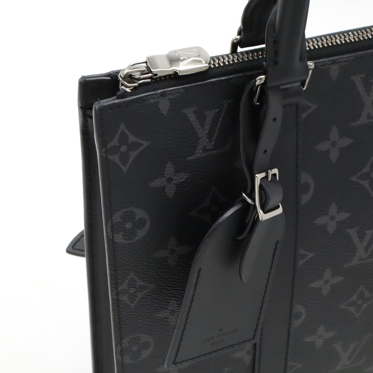 Louis Vuitton Monogram Eclipse Sac Plat Cross Bag M46456