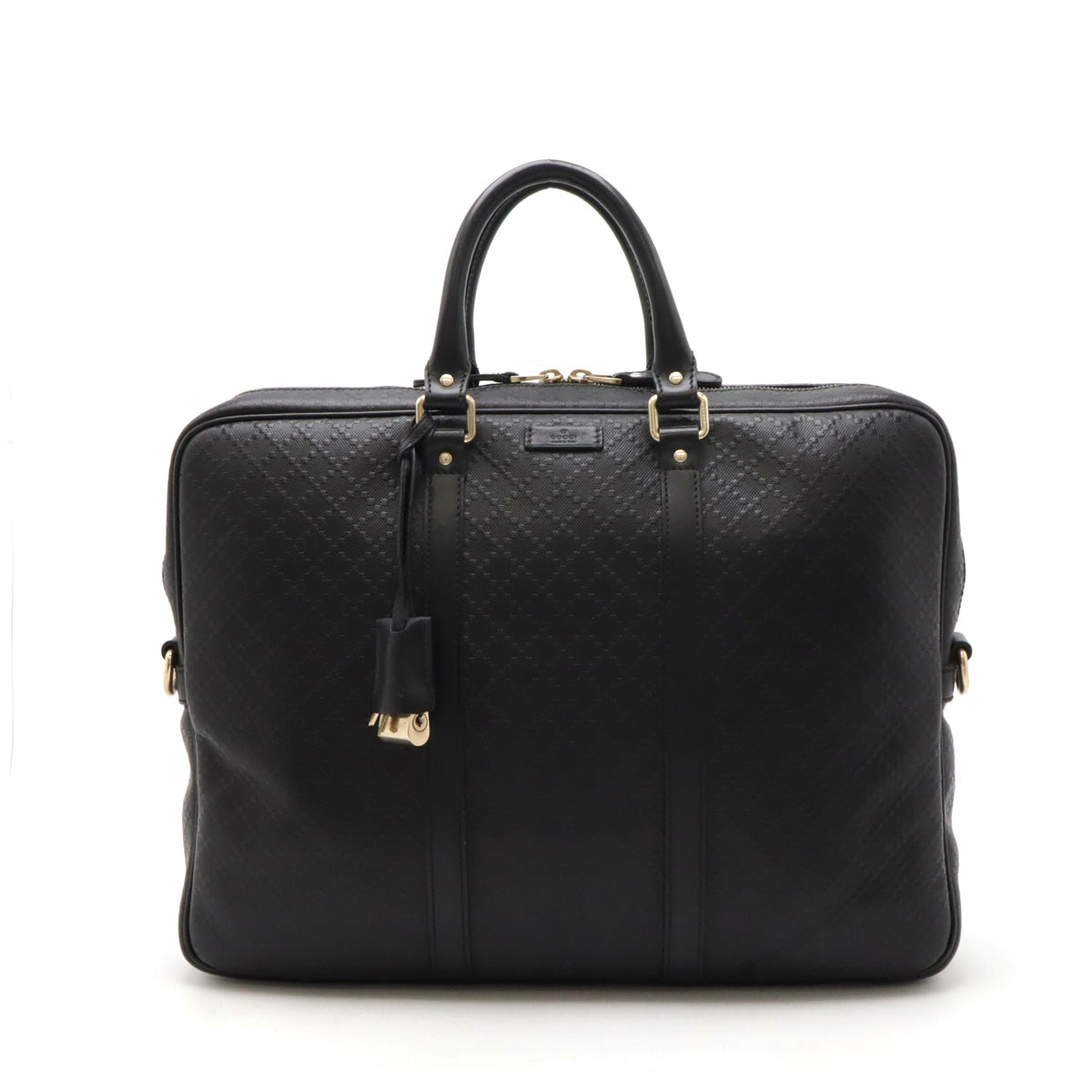 Gucci Diamante Leather Business Bag Briefcase 201480