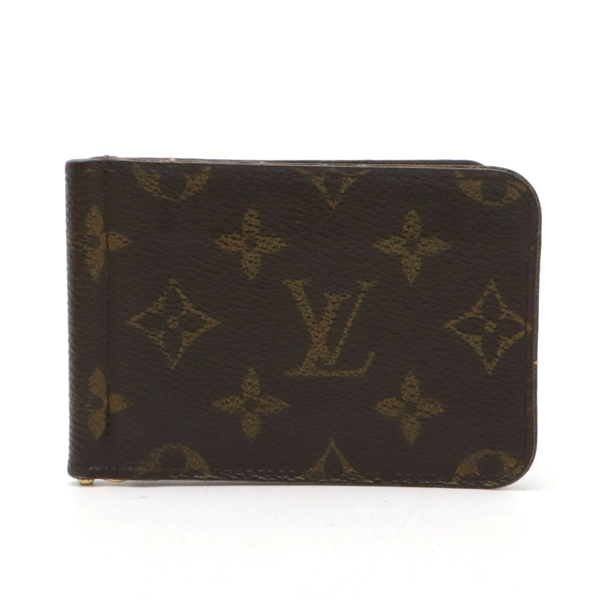 Louis Vuitton Monogram Wallet Money Clip M66543 in Good Condition