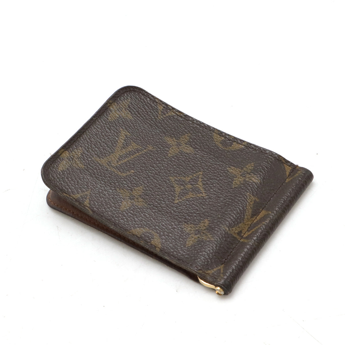 Louis Vuitton Monogram Wallet Money Clip M66543 in Good Condition