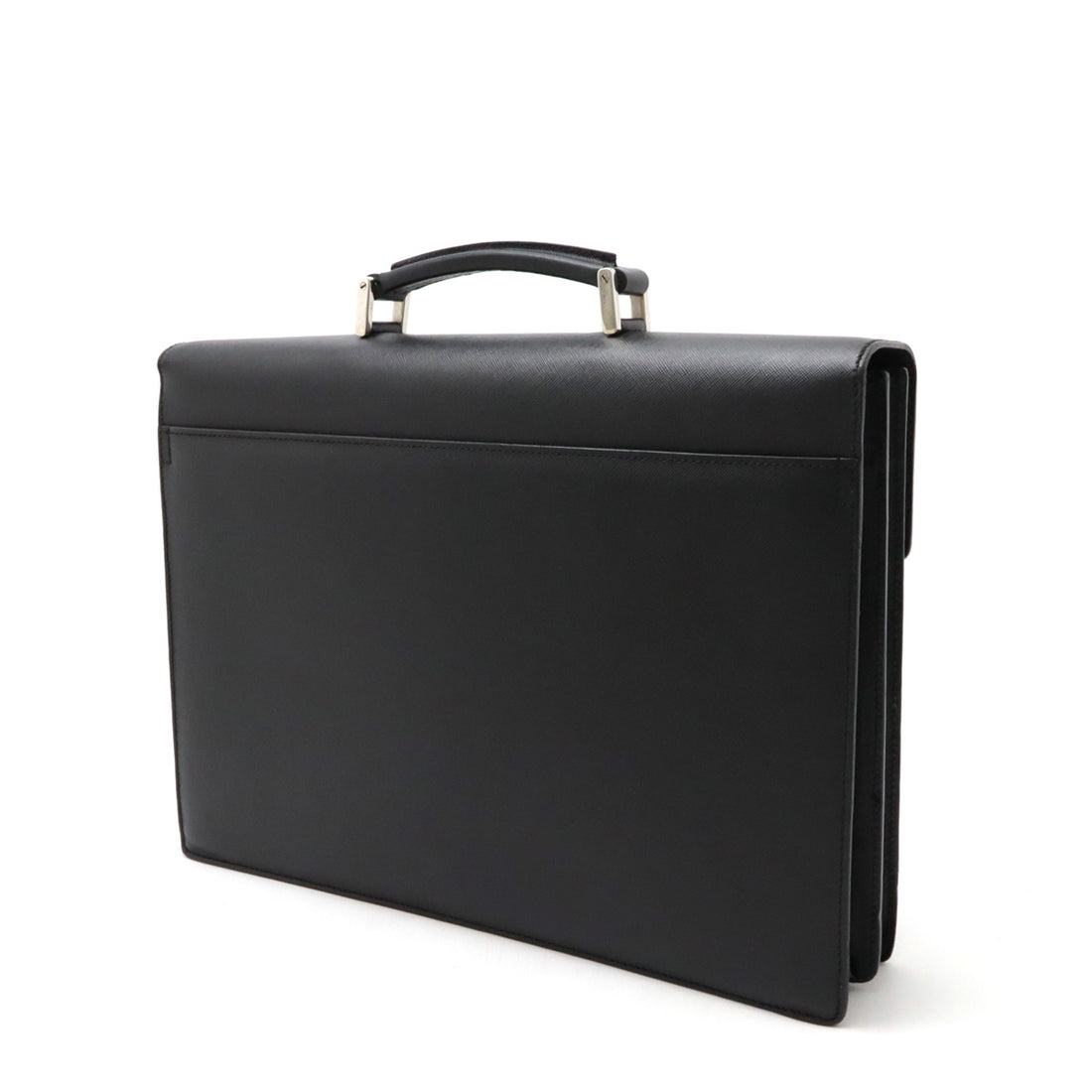 Prada Leather Business Bag Briefcase VR0021