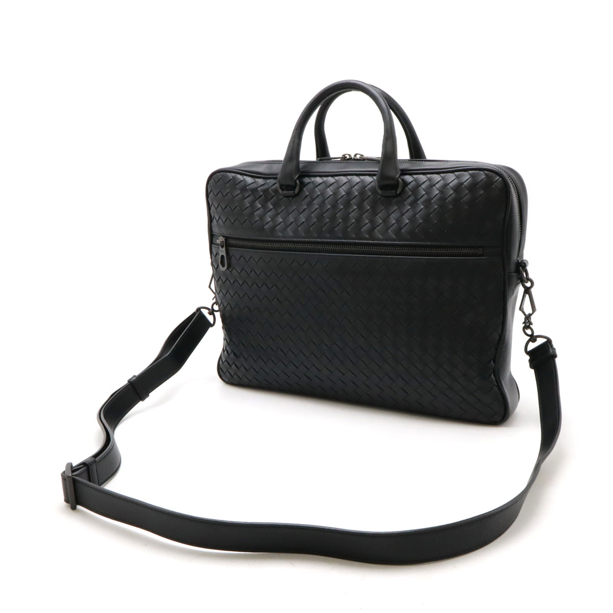 Bottega Veneta Intrecciato Leather Business Bag Briefcase