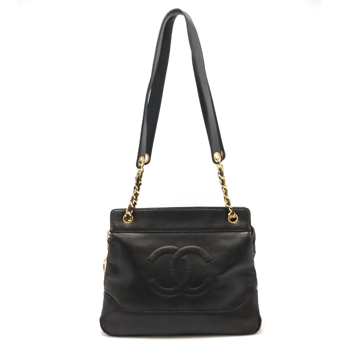 Chanel Leather Coco Mark Tote Bag