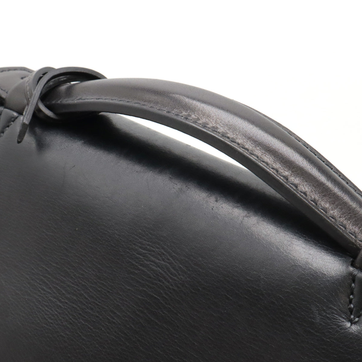 Hermes Sac a Depeche 41 Briefcase Black in Very Good Condition