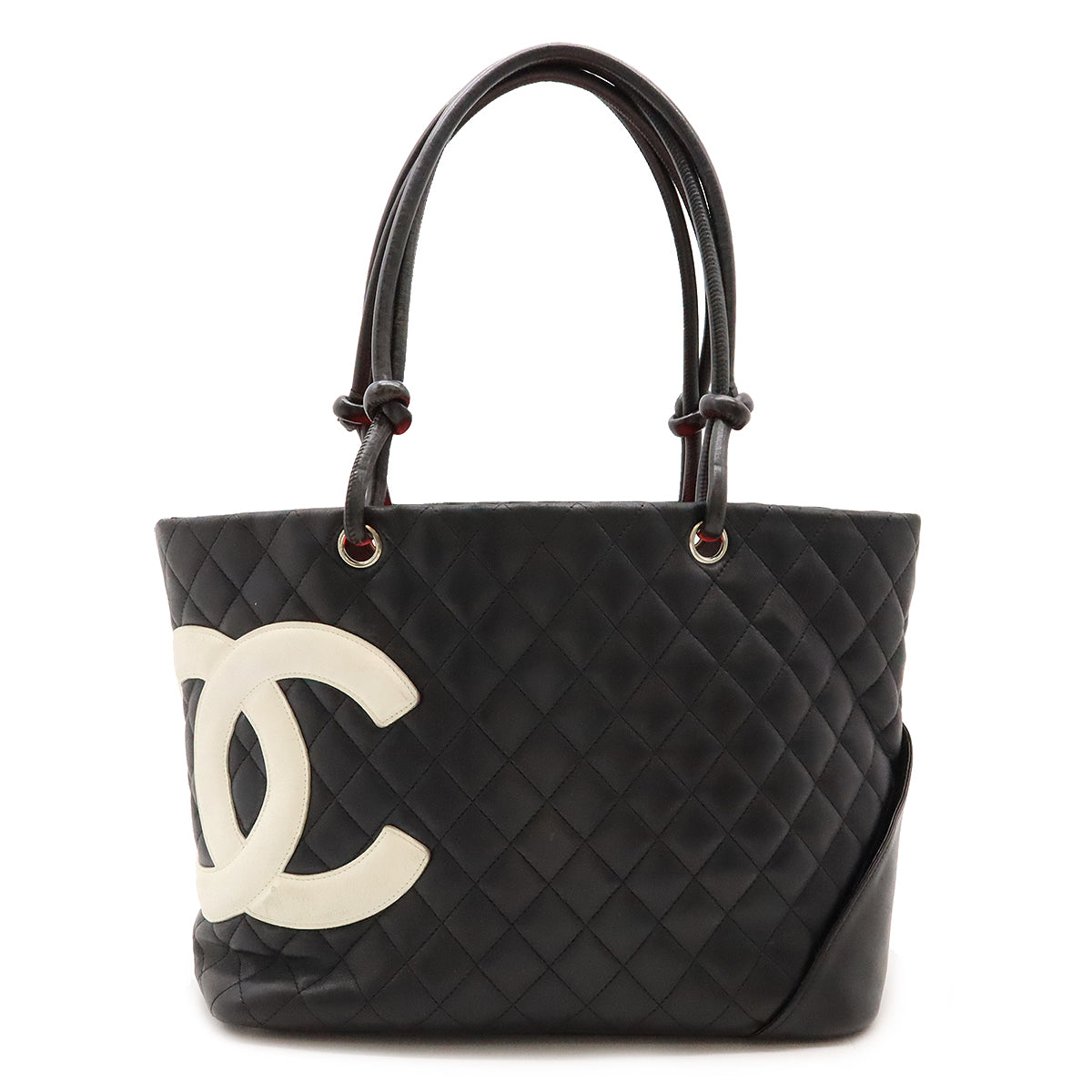 Chanel Cambon Line Large Tote Shoulder Bag Soft Calf A25169 in Very Good Condition