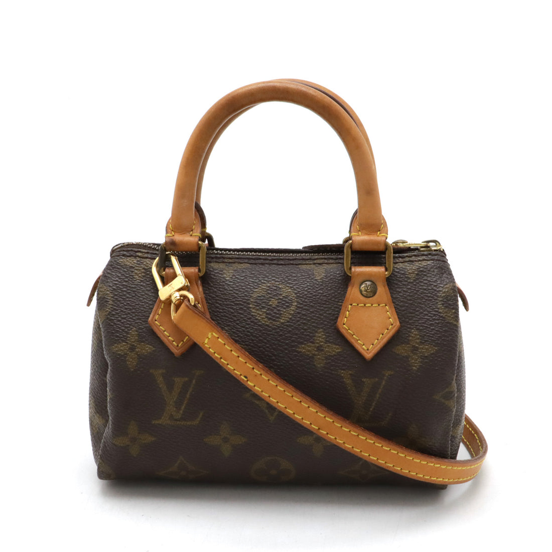 Louis Vuitton Monogram Mini Speedy Handbag M41534 in Very Good Condition