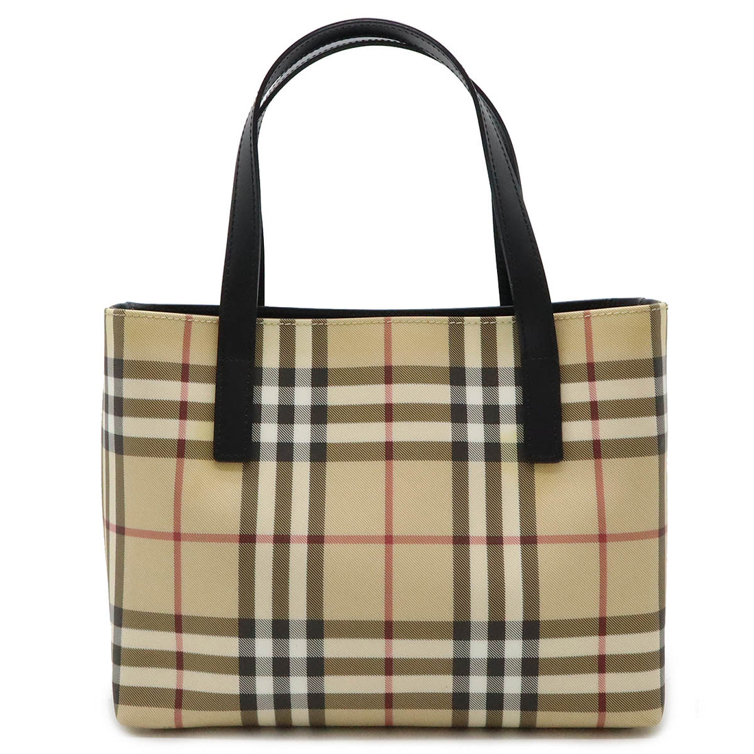 Burberry Nova Check PVC Leather Tote Bag in Great Condition