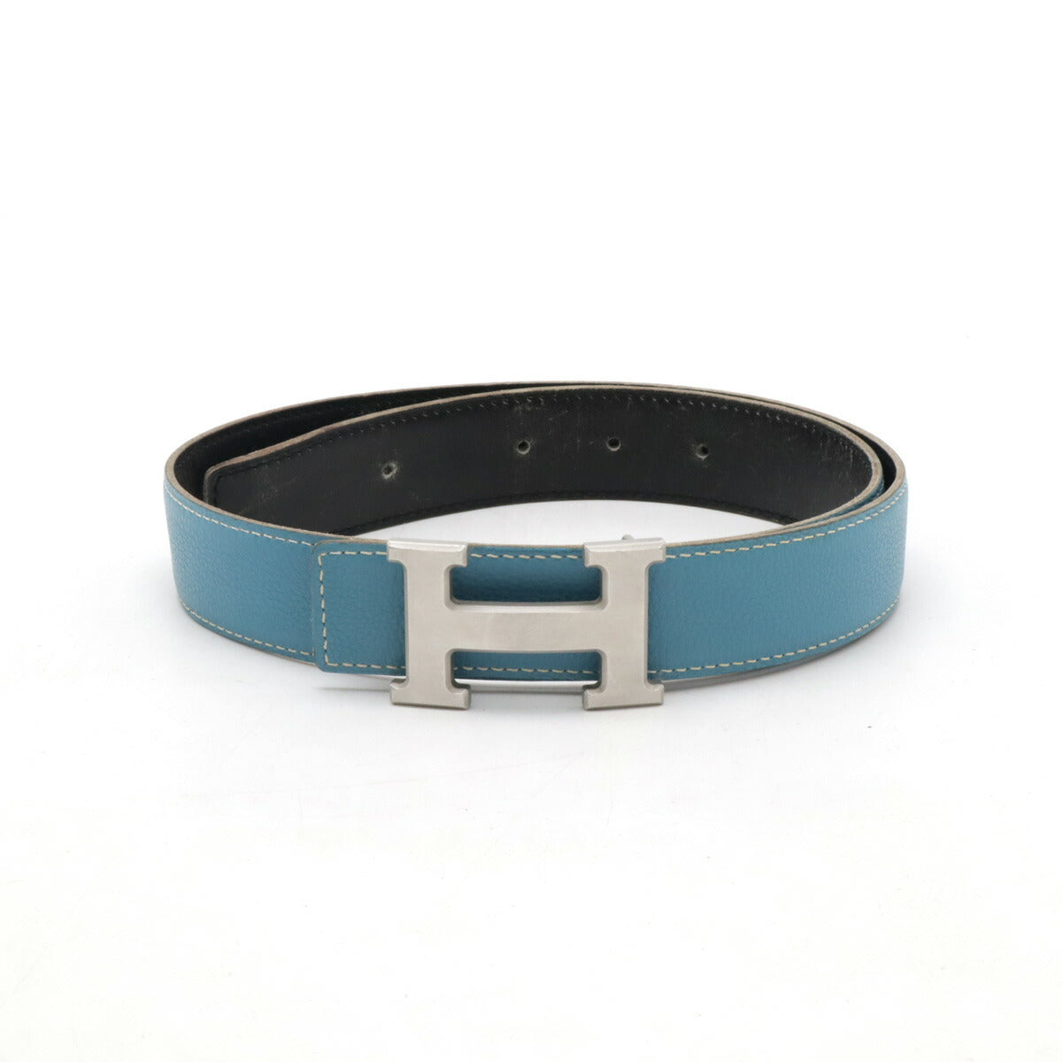 Hermes Constance H Belt Reversible Leather