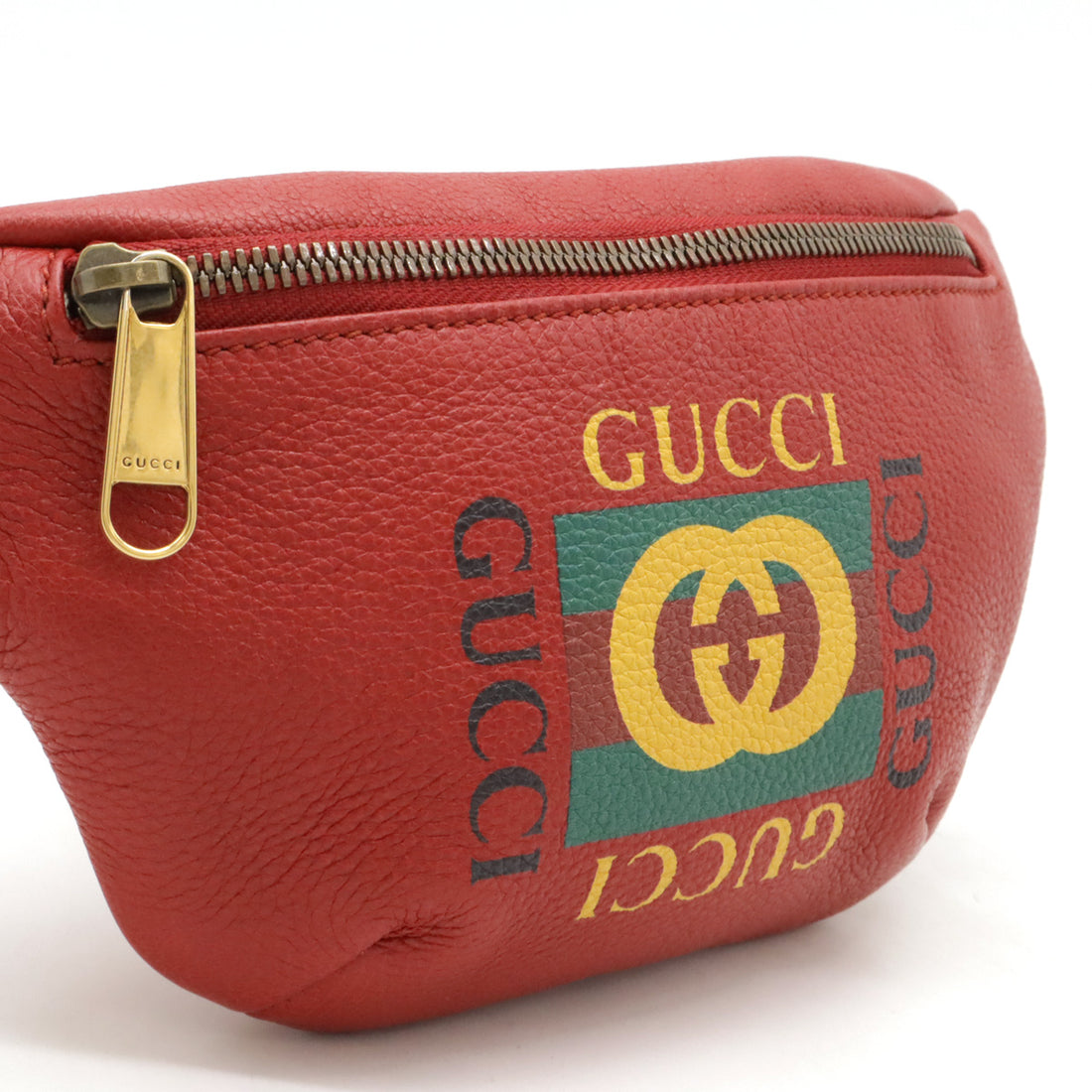 Gucci Leather Print Small Belt Bag 527792