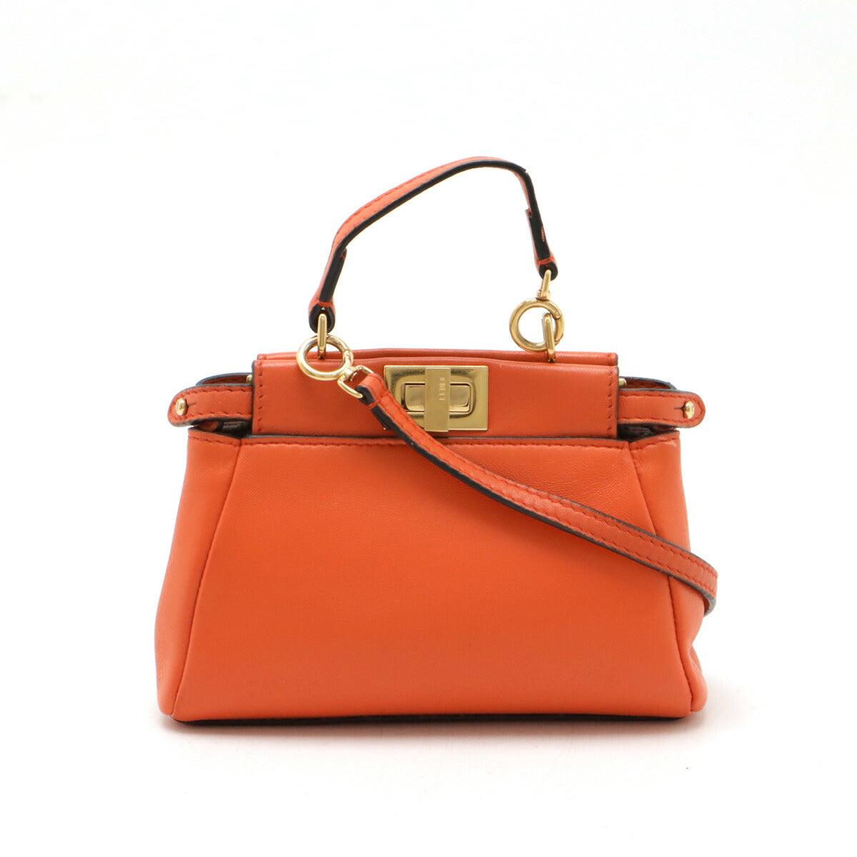 Fendi Micro Peekaboo 2WAY Mini Bag Leather