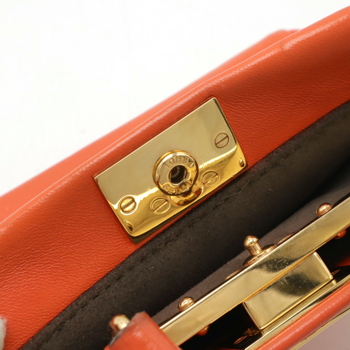 Fendi Micro Peekaboo 2WAY Mini Bag Leather