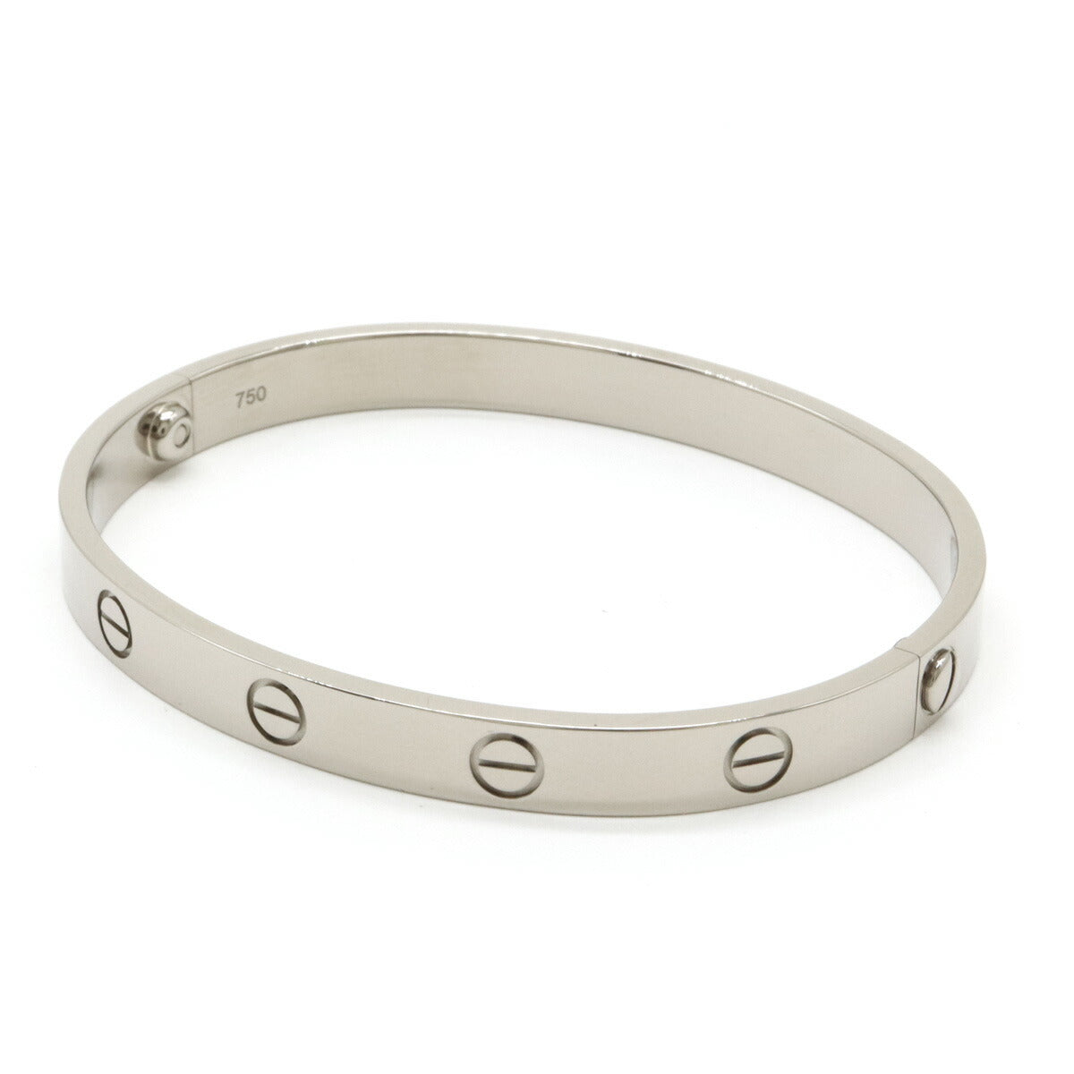 Cartier LOVE Bracelet Bangle K18WG White Gold