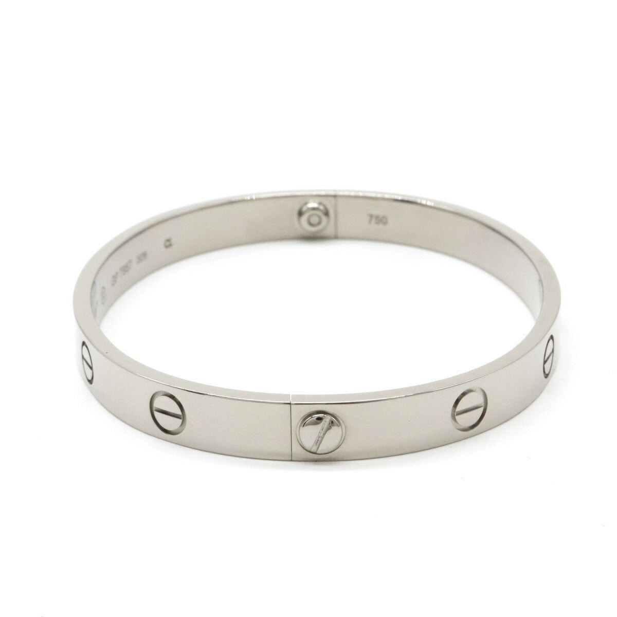 Cartier LOVE Bracelet Bangle K18WG White Gold