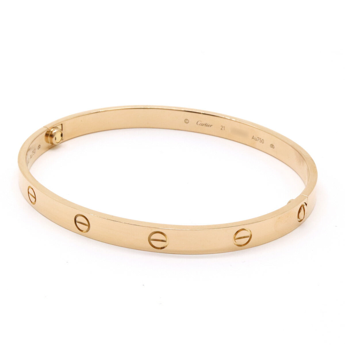 Cartier LOVE Bracelet Bangle Pink Gold