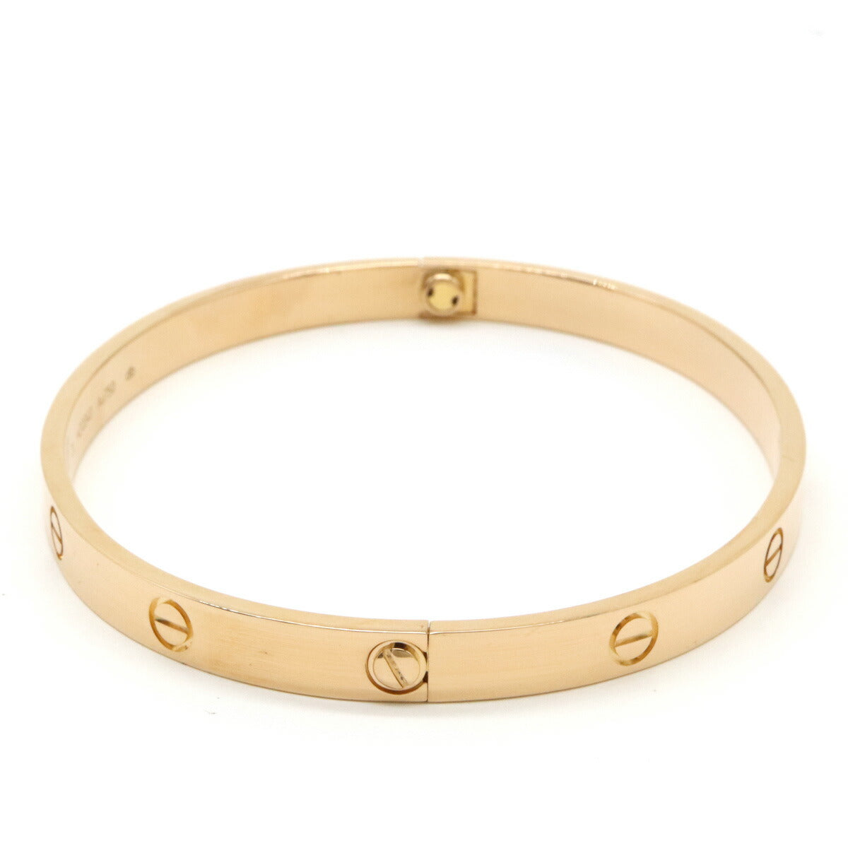 Cartier LOVE Bracelet Bangle Pink Gold