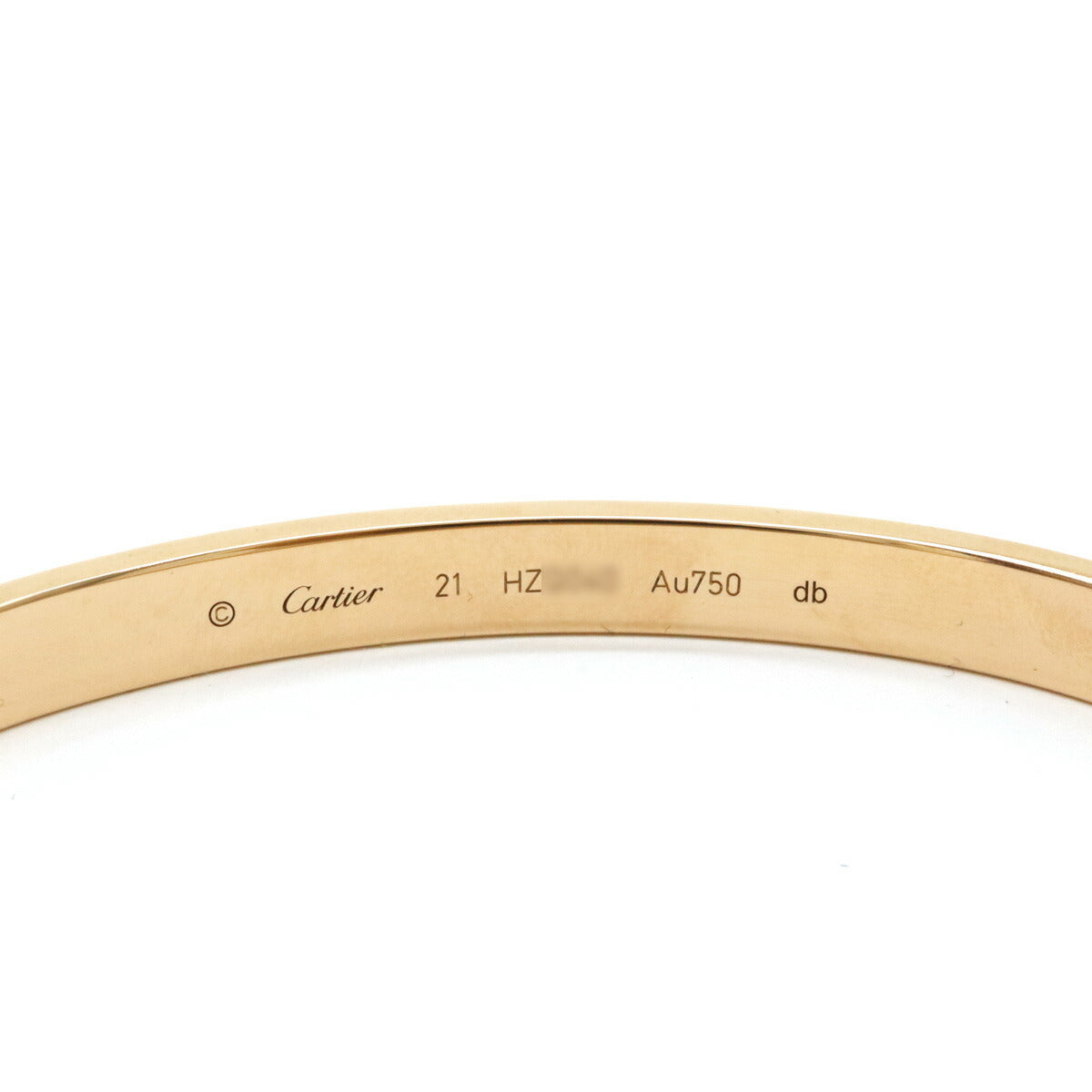 Cartier LOVE Bracelet Bangle Pink Gold