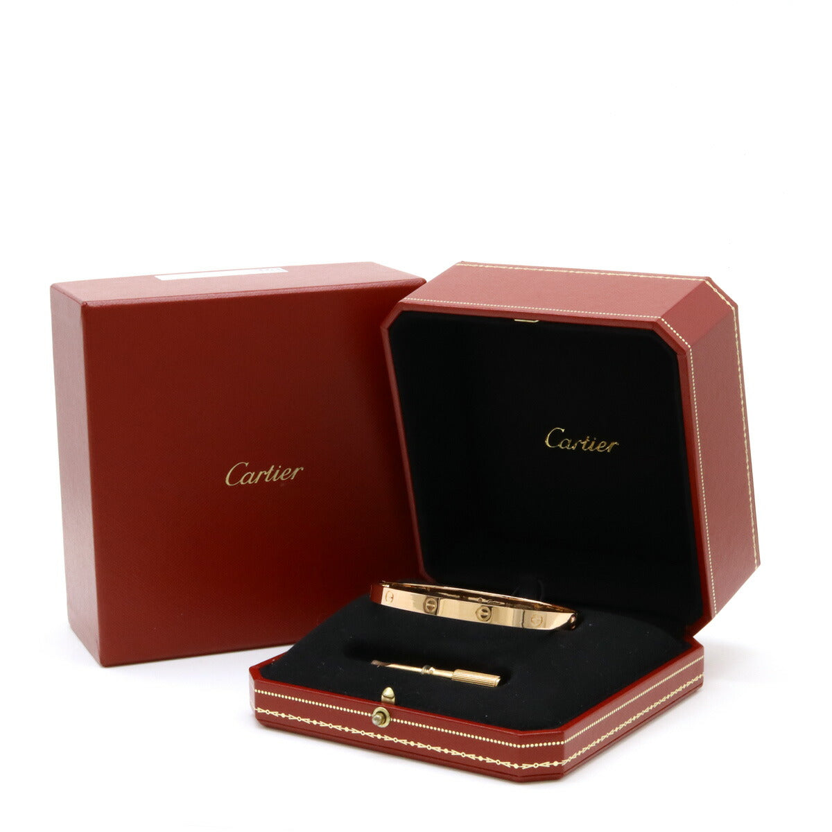 Cartier LOVE Bracelet Bangle Pink Gold