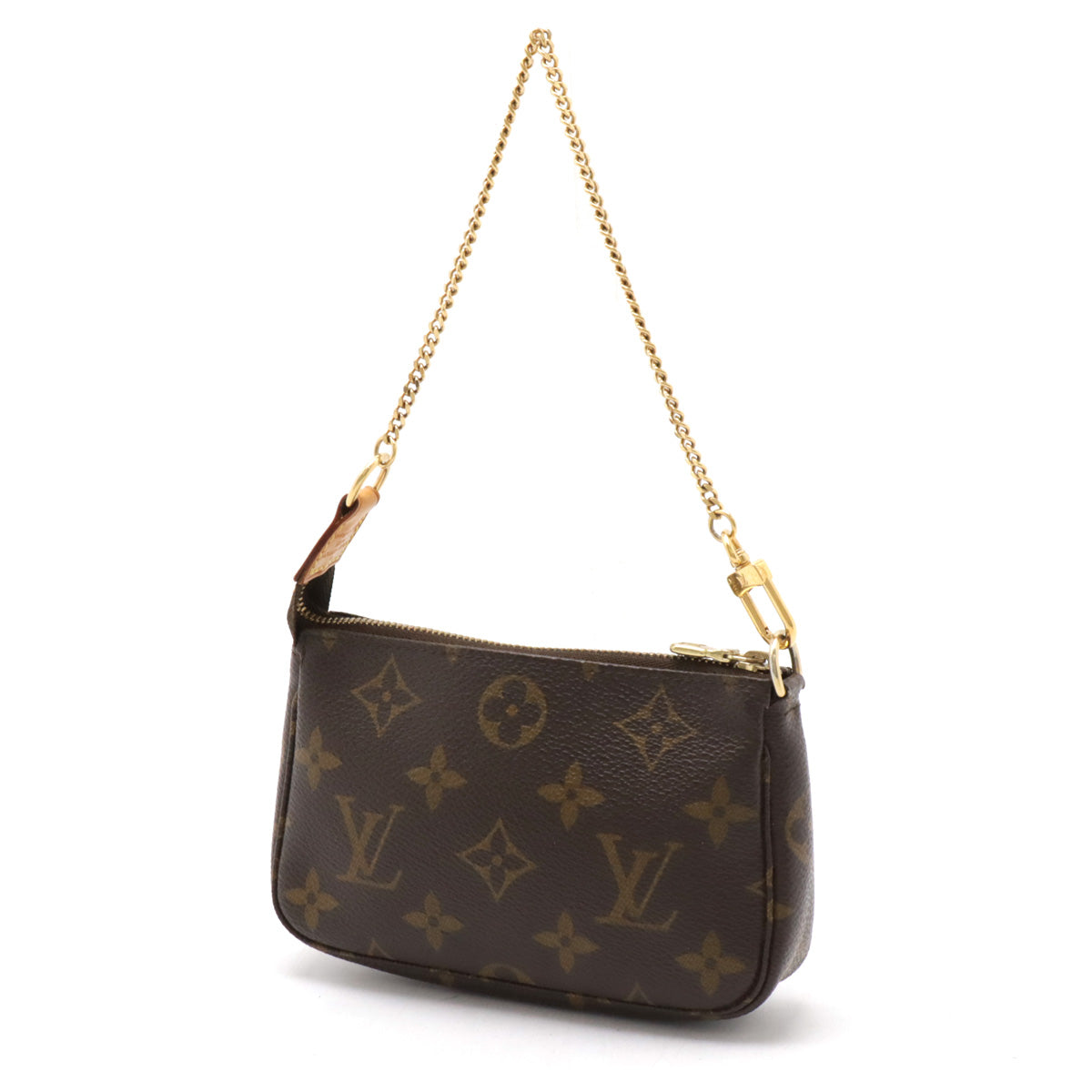 Louis Vuitton Monogram Mini Pochette Accessory Pouch M58009 in Very Good Condition