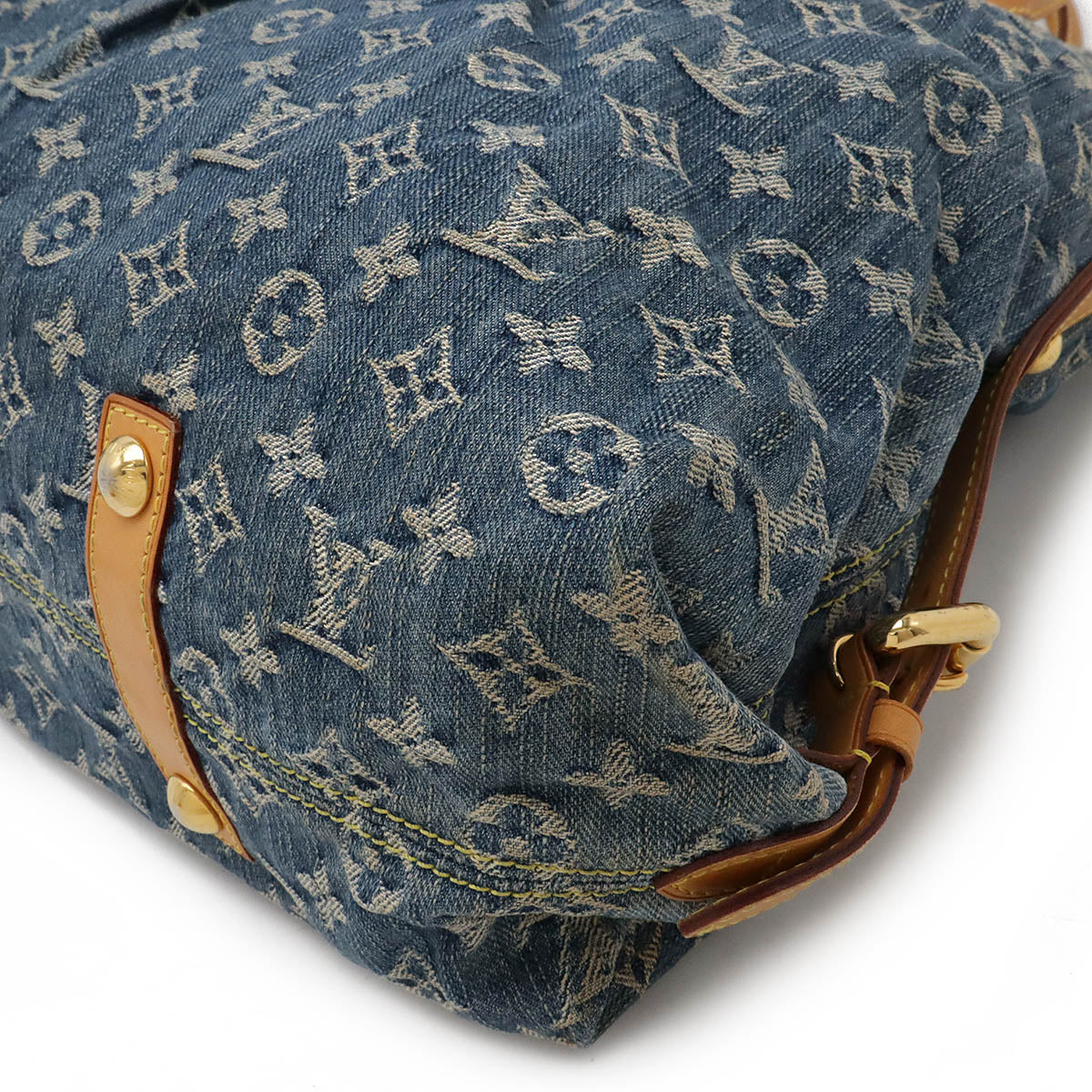 Louis Vuitton Monogram Denim Neo Cabby GM Tote Bag M95350 in Very Good Condition