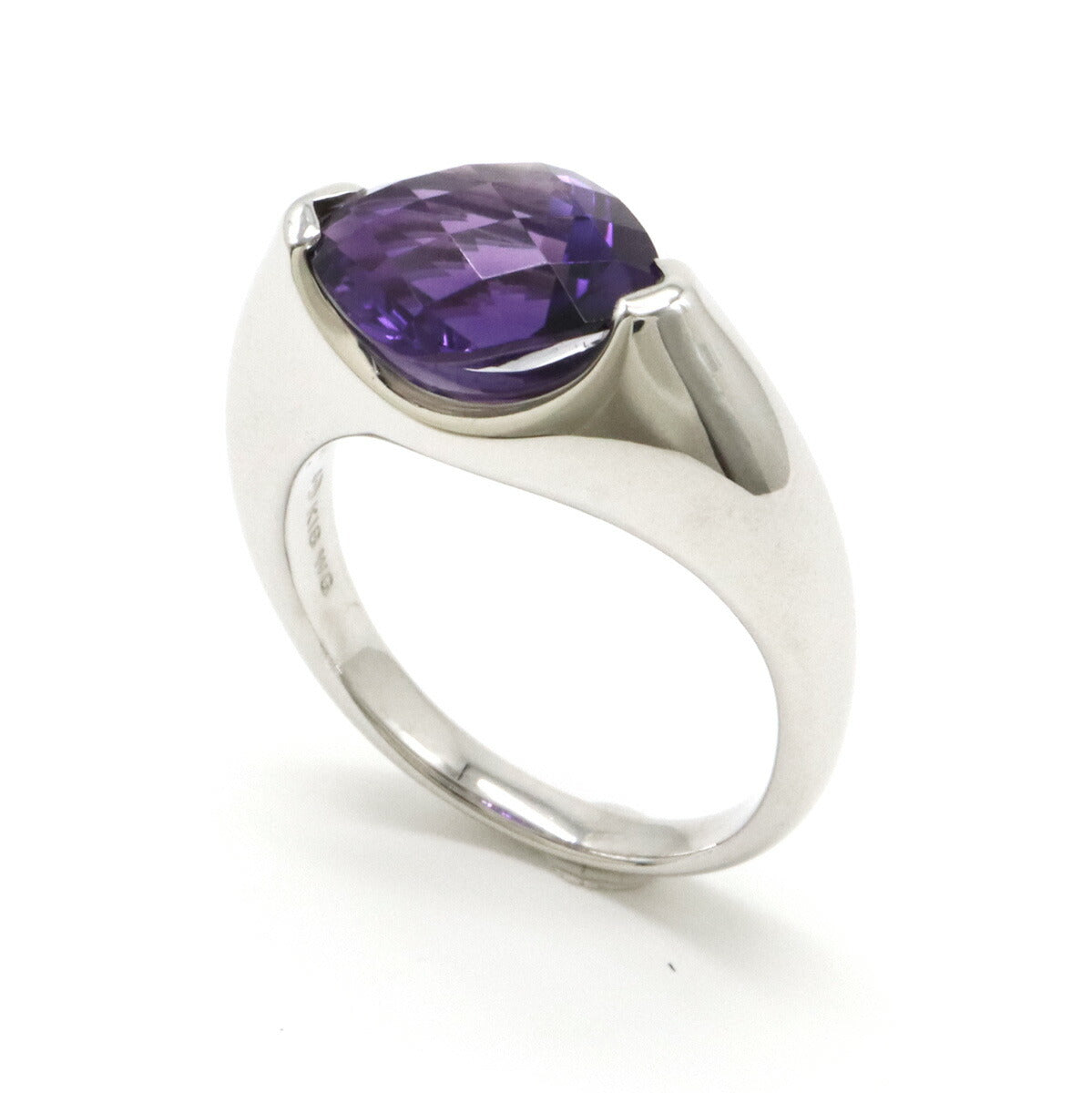 Tasaki Amethyst Ring K18WG White Gold