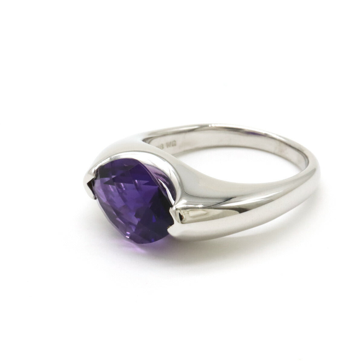 Tasaki Amethyst Ring K18WG White Gold