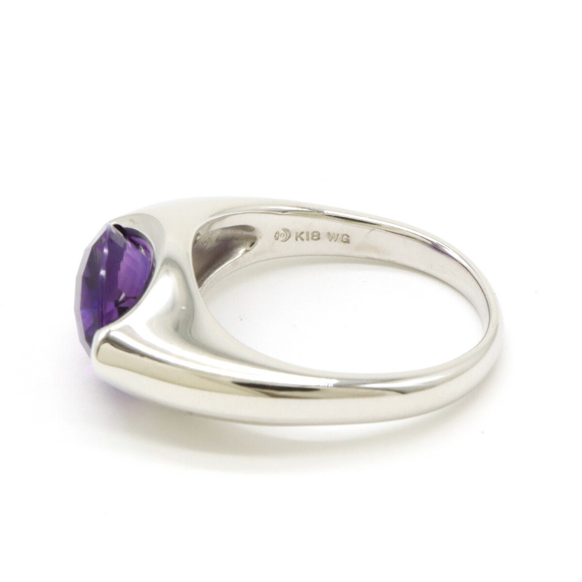 Tasaki Amethyst Ring K18WG White Gold