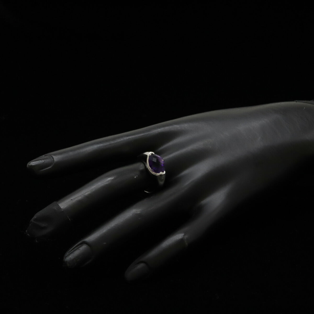 Tasaki Amethyst Ring K18WG White Gold