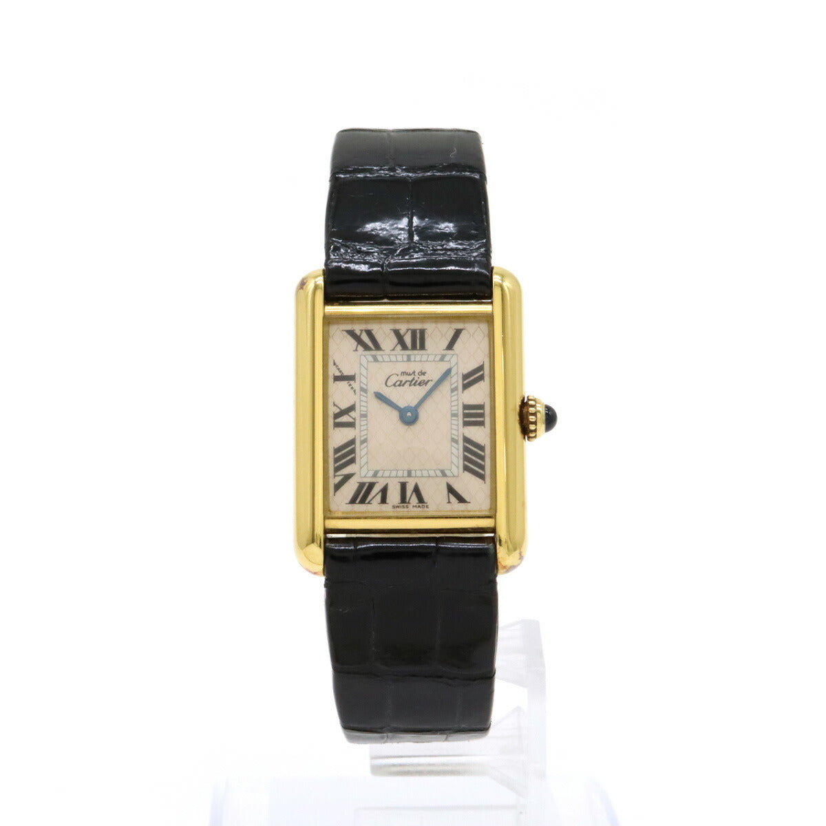 Cartier Must Tank Aquarino Pink Shell Quartz Watch