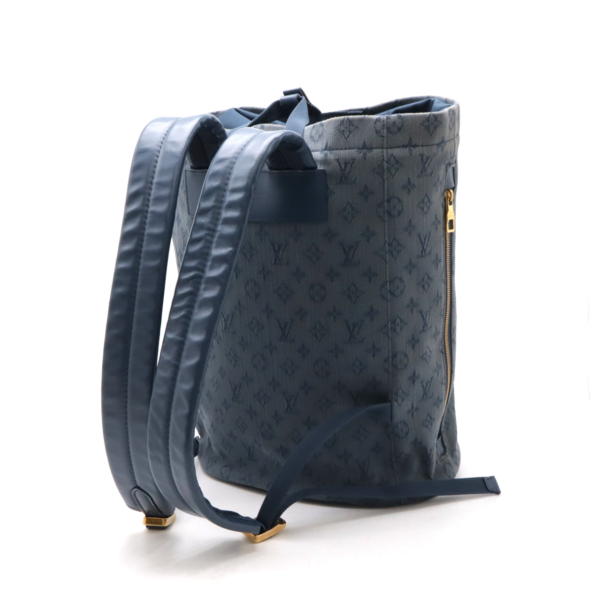 Louis Vuitton Monogram Denim Chalk Backpack M44617