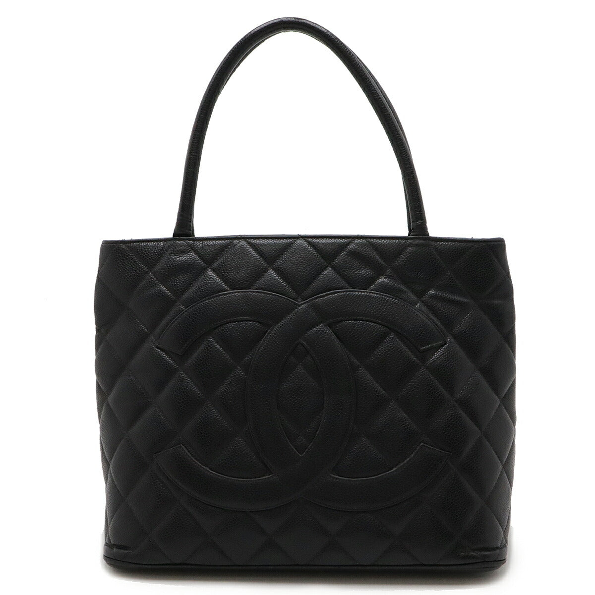 Chanel Caviar Matelasse Coco Mark Tote Bag