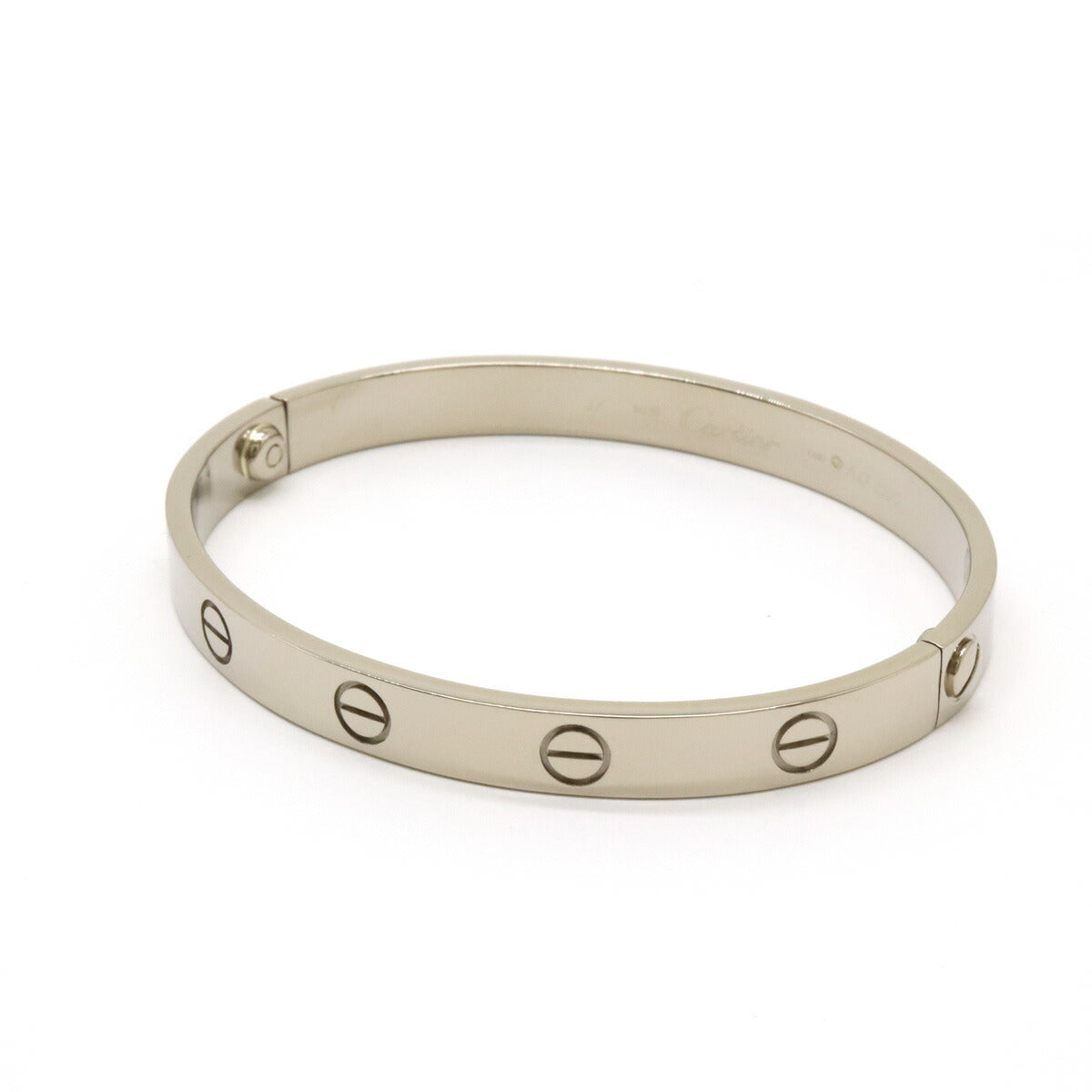 Cartier LOVE Bracelet White Gold Bangle