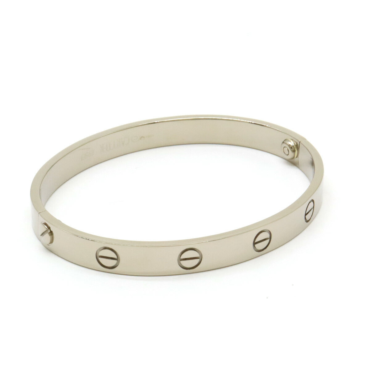 Cartier LOVE Bracelet White Gold Bangle