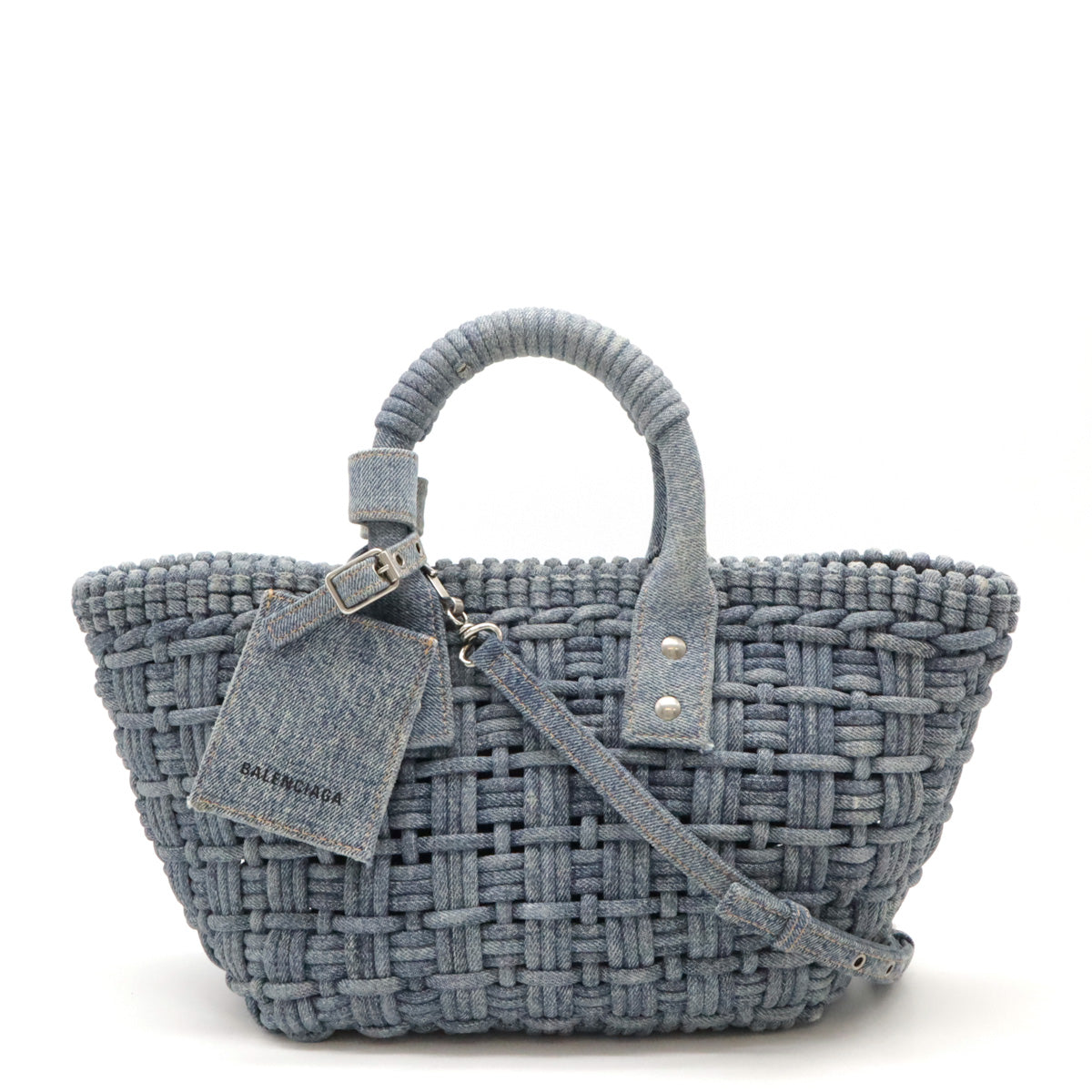 Balenciaga Bistro XS Denim Handbag 671342