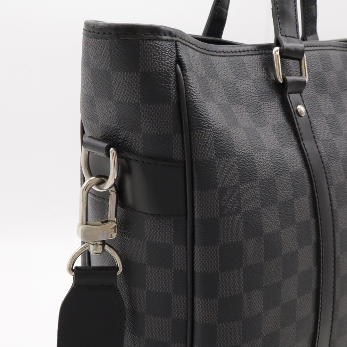 Louis Vuitton Damier Graphite Tadao Tote Bag N51192 in Very Good Condition