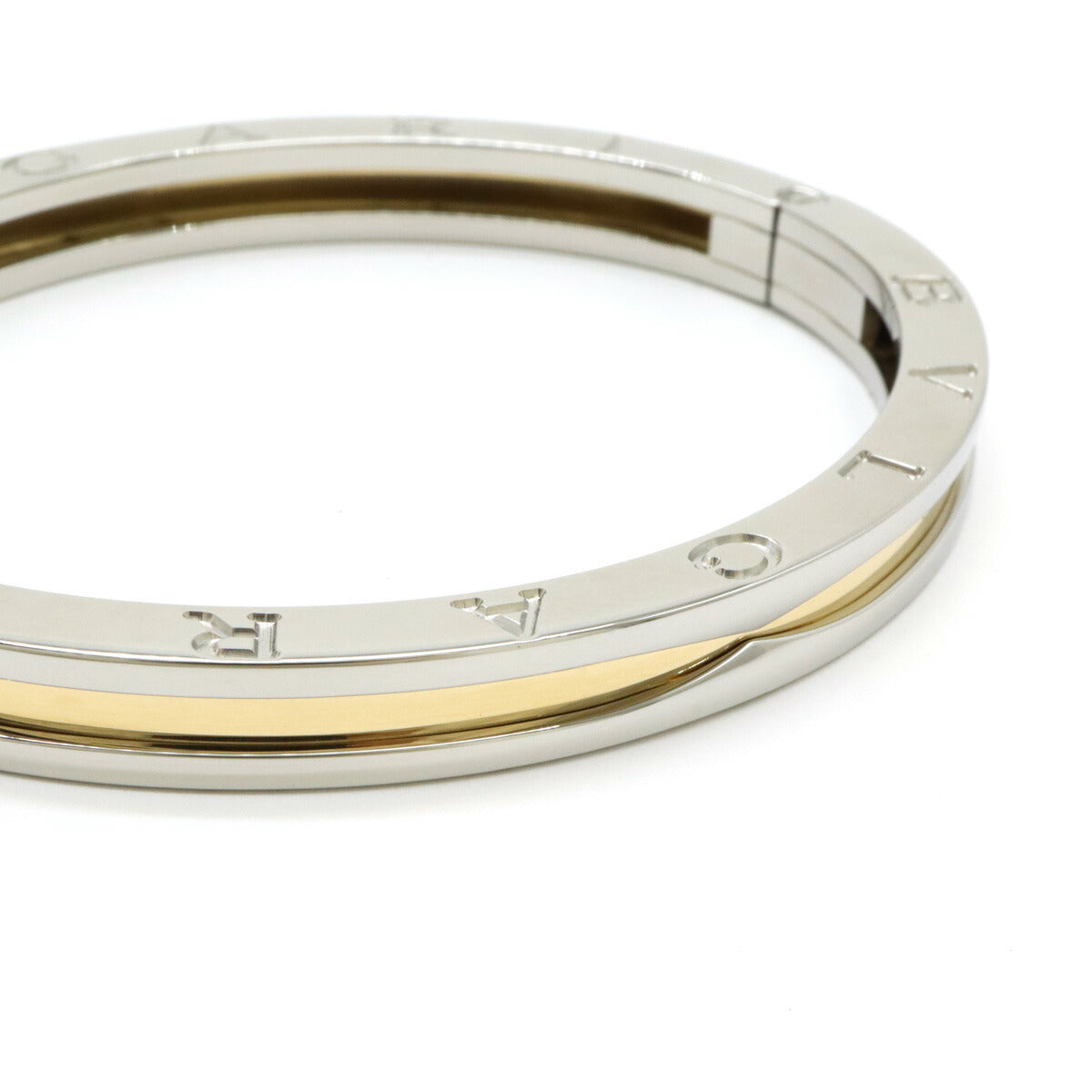 Bvlgari B.zero1 Bangle Bracelet SS K18YG