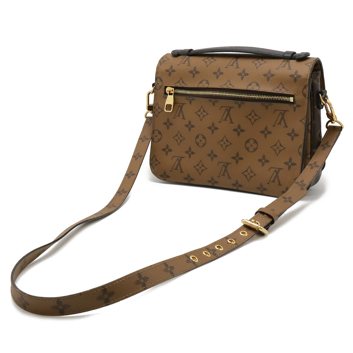 Louis Vuitton Monogram Reverse Pochette Metis MM Handbag