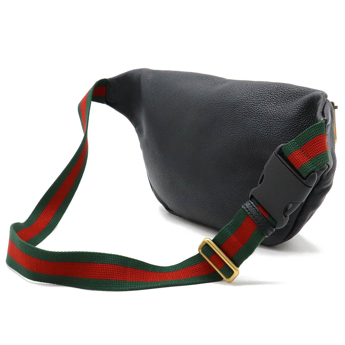 Gucci Leather Print Belt Bag Black