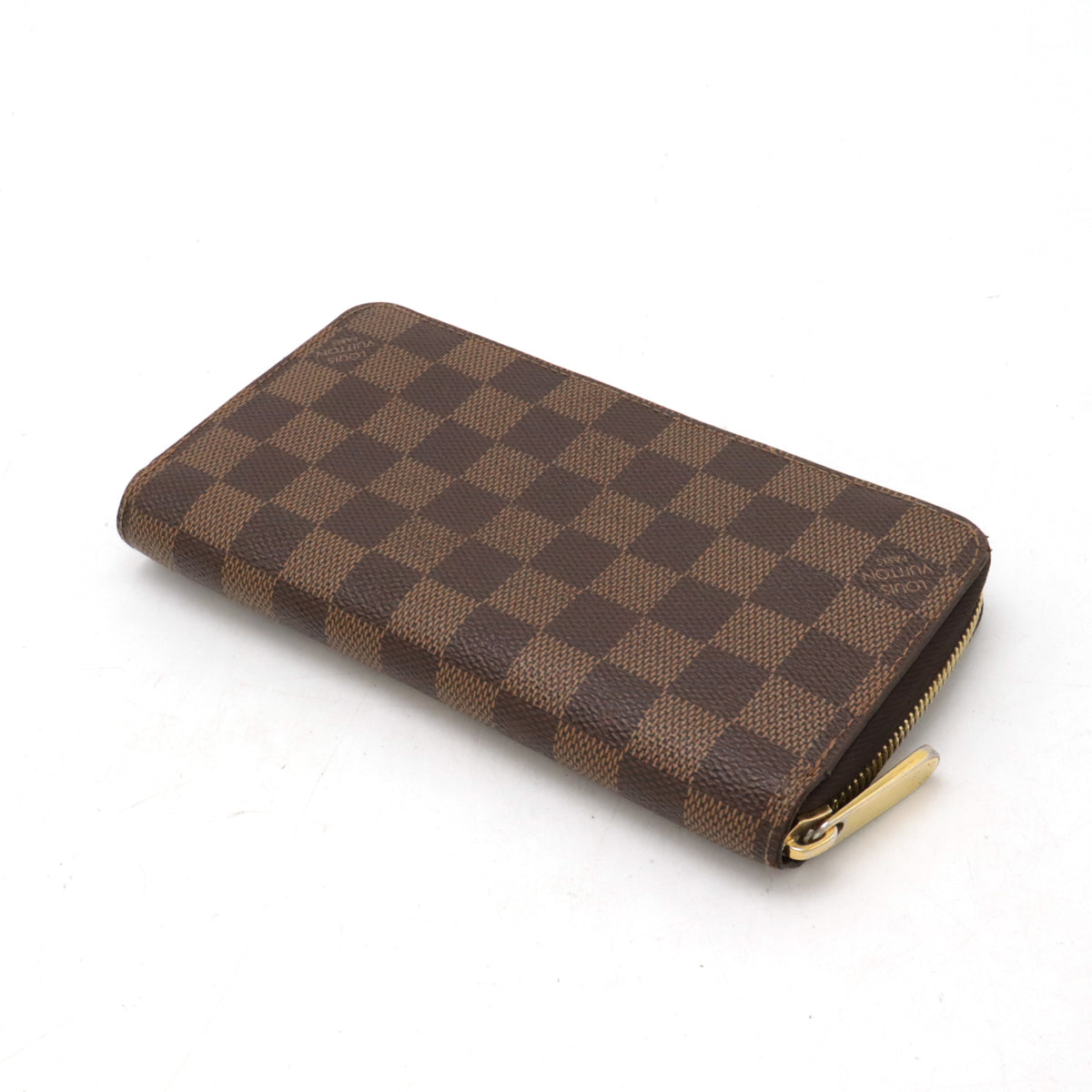 Louis Vuitton Damier Zippy Wallet N41661 in Very Good Condition