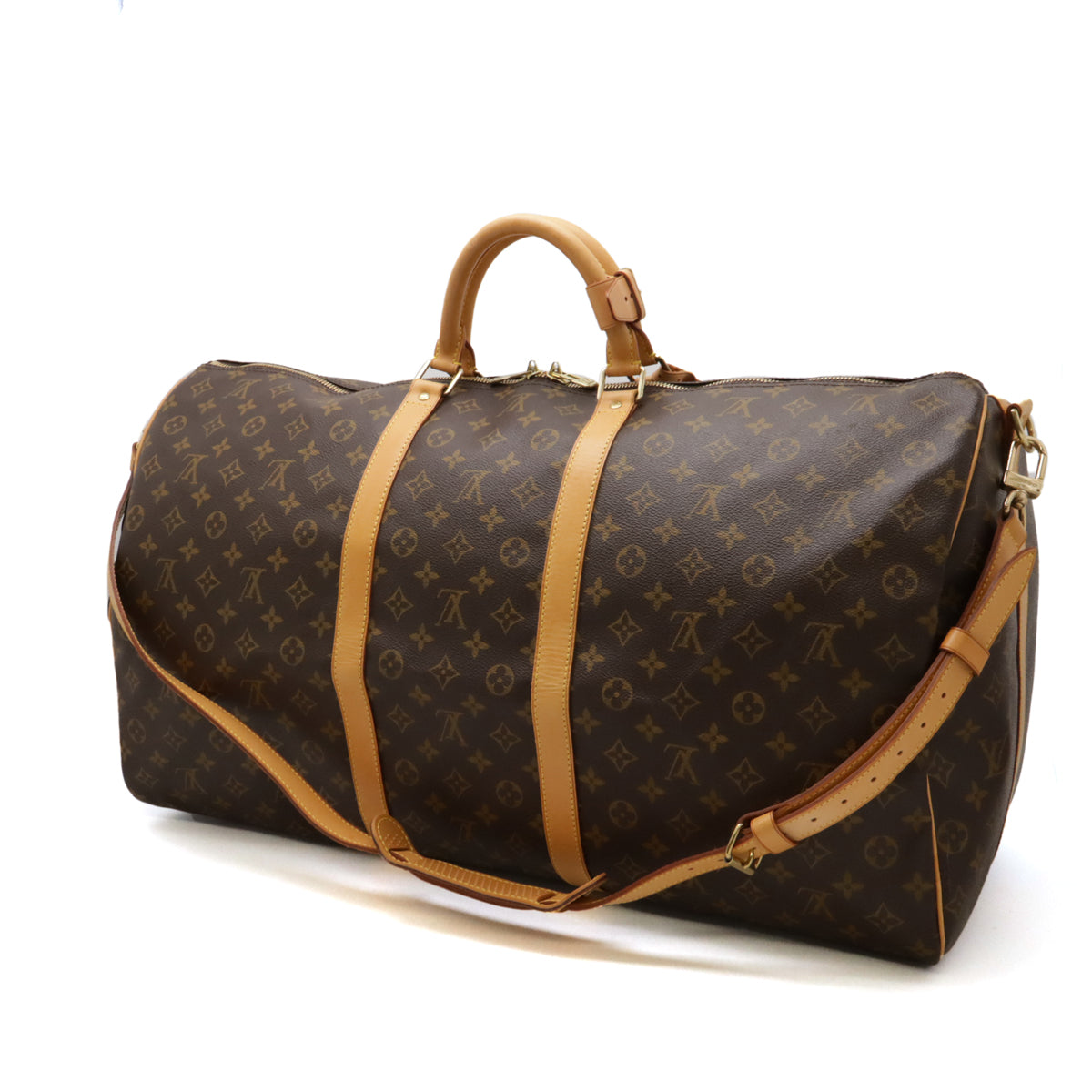 Louis Vuitton Monogram Keepall Bandouliere 60 Travel Bag M41412