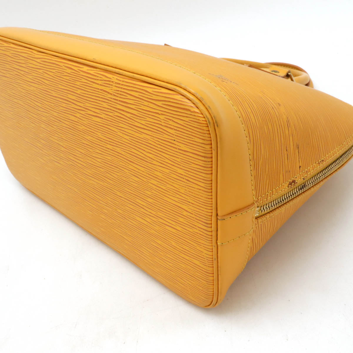 Louis Vuitton Epi Alma Handbag Yellow M52149