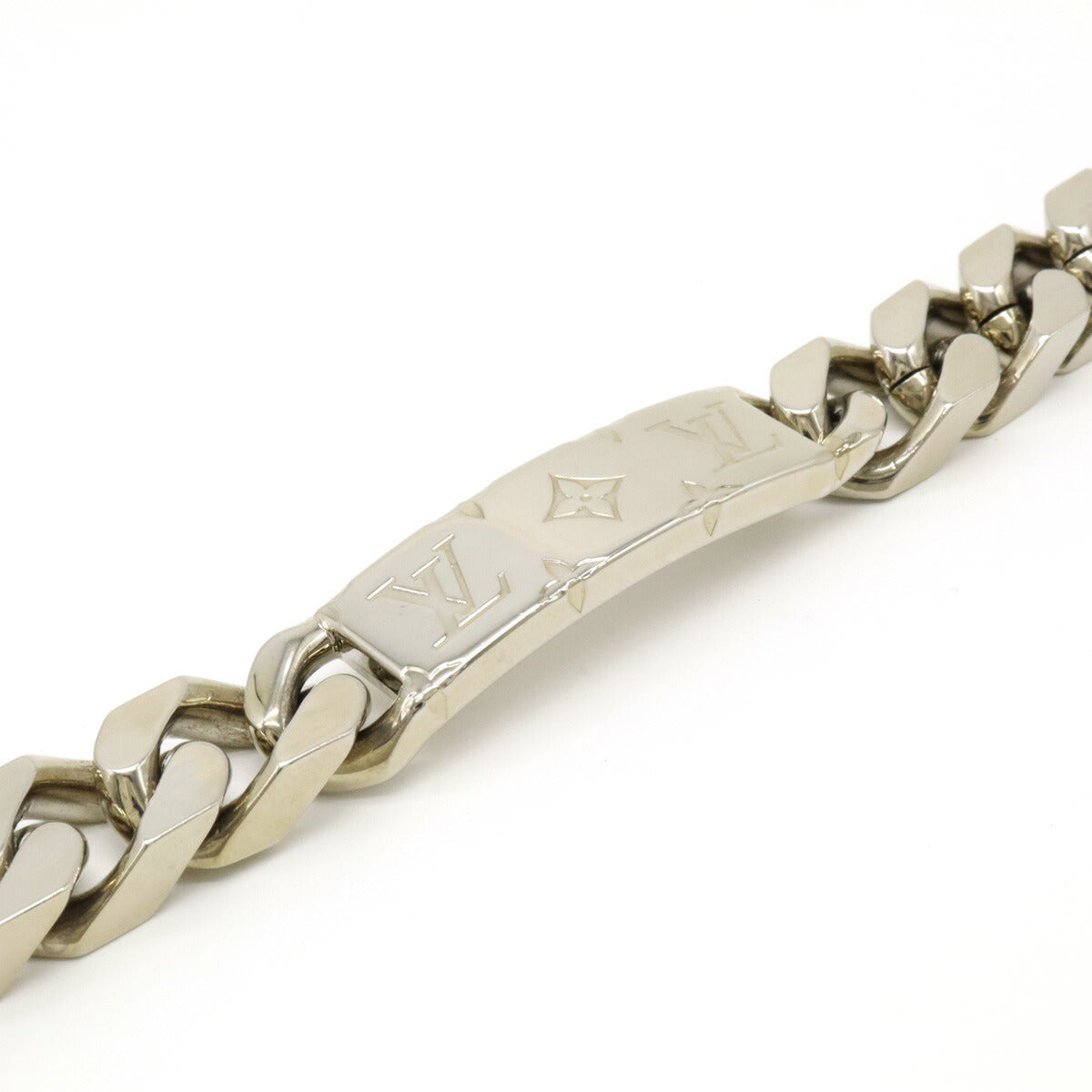 Louis Vuitton Silver Chain Bracelet M62486