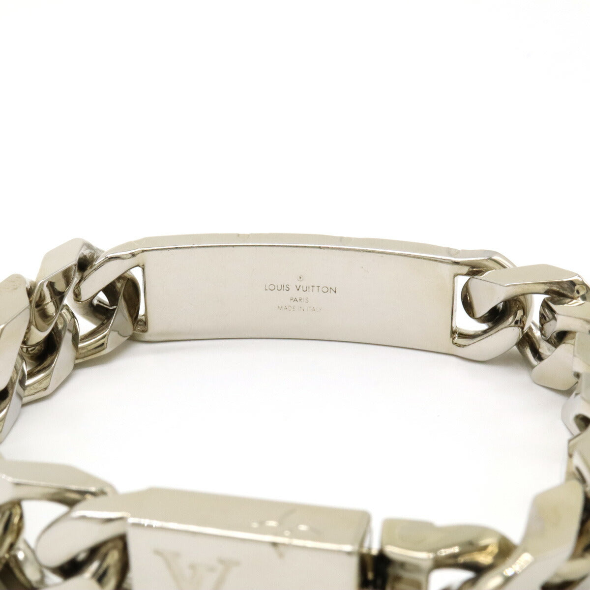 Louis Vuitton Silver Chain Bracelet M62486