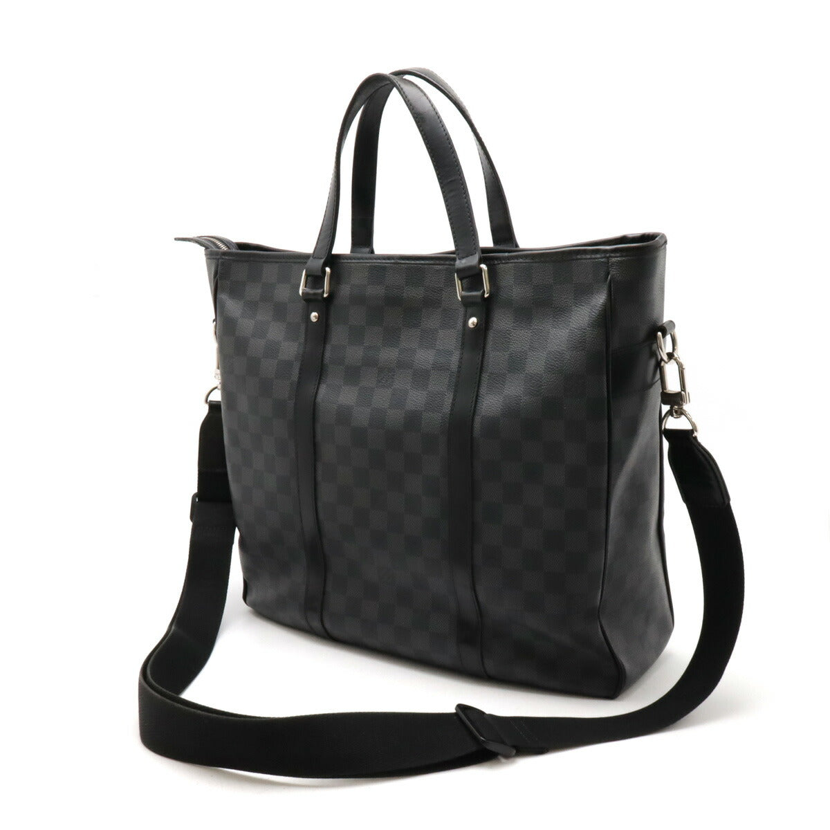 Louis Vuitton Damier Graphite Tadao Tote Bag N51192 in Very Good Condition