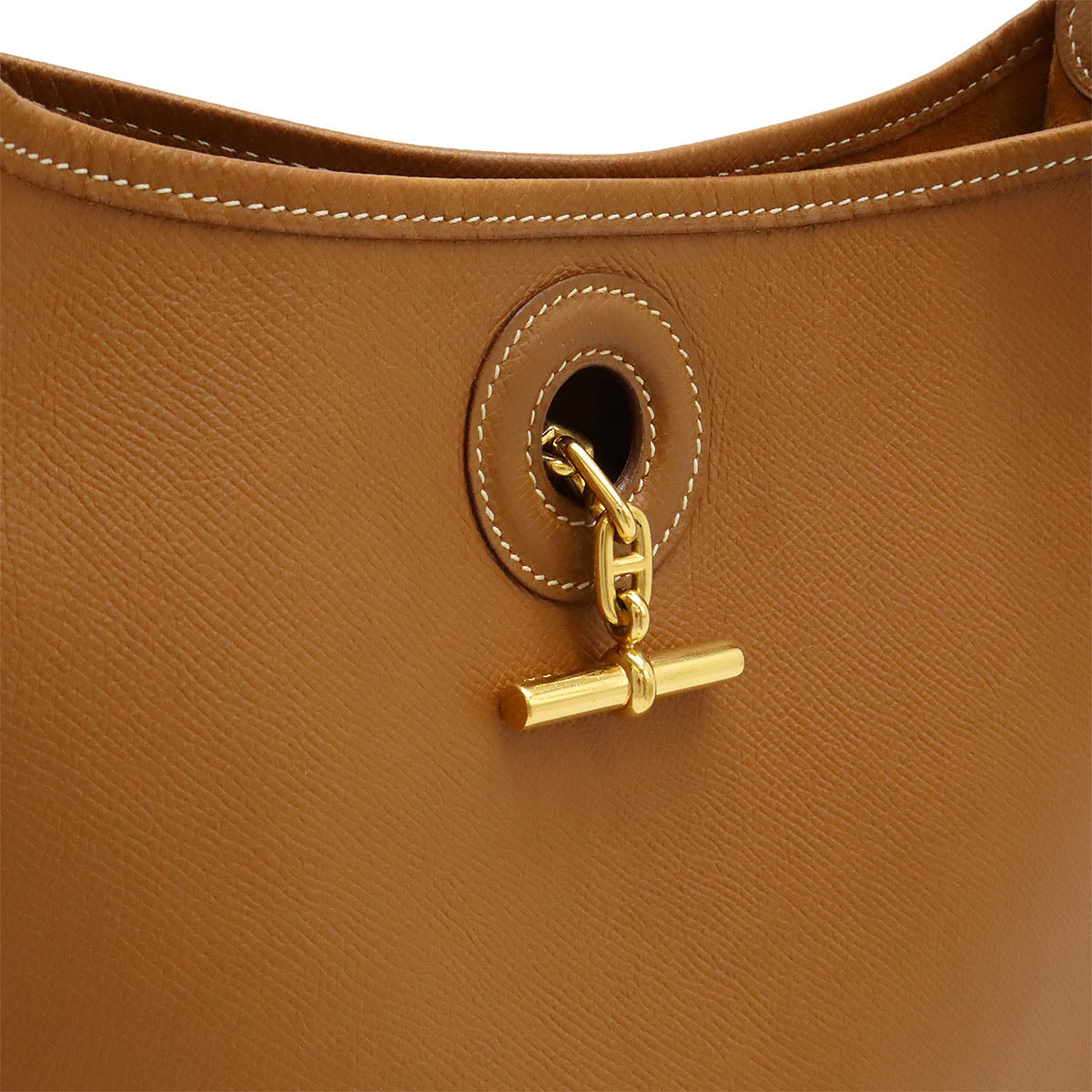 Hermes Vespa PM Shoulder Bag Brown Leather